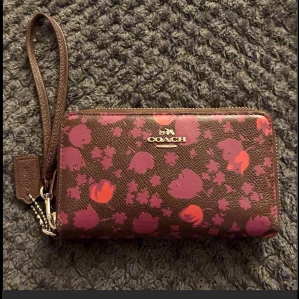 Coach Double Zip Wristlet